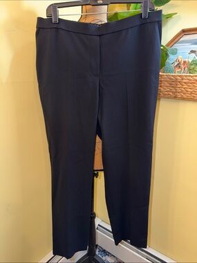 Theory Black Stretch Trousers Size 12
